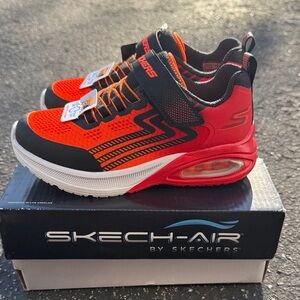 Skechers Kids Orange & Black Skech-Air Athletic Sneakers